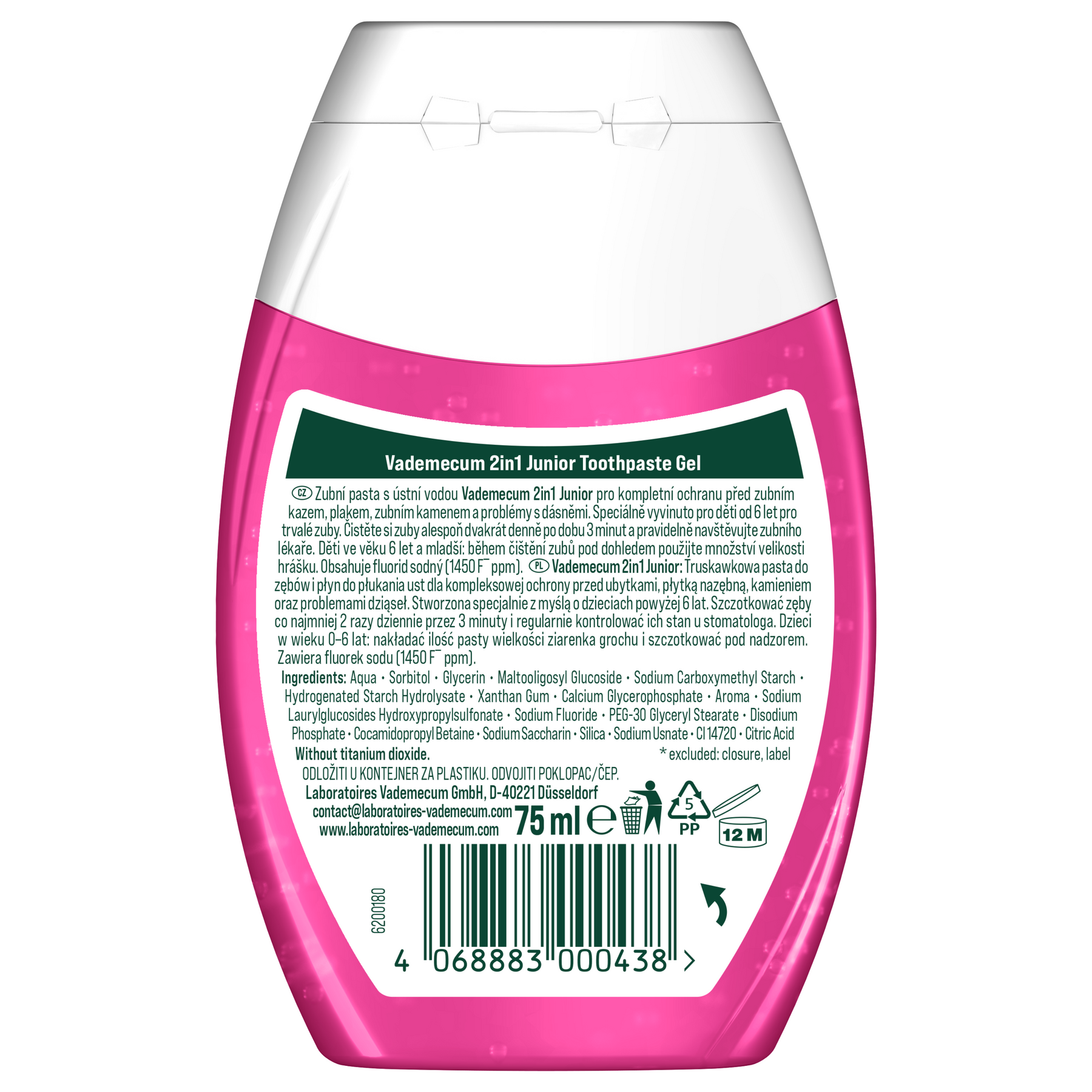 Junior 2in1 Strawberry 6+