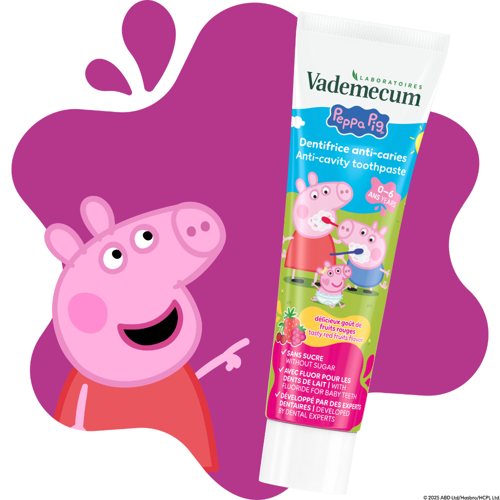 Vademecum x Peppa Pig Anti-Cavity Toothpaste 0–6 years